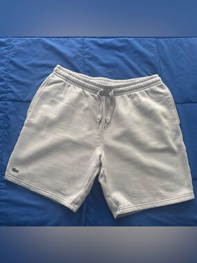 Men's Lacoste Light Gray Drawstring Shorts